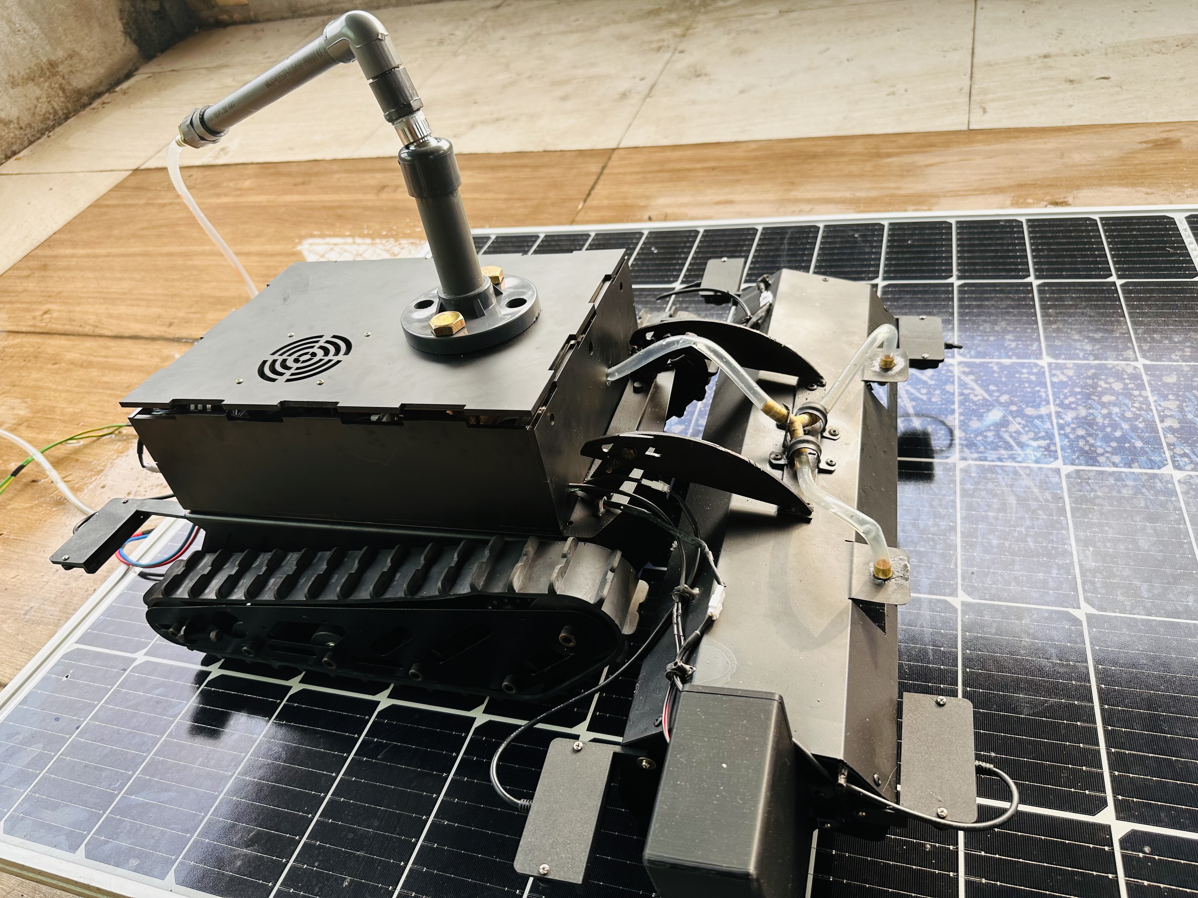 Improving Navigation of a Semi-Autonomous Solar Panel Cleaning Robot through Advanced Localization and Edge Detection